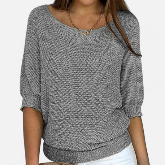 Velmonti Mode | Women’s Soft Knit Elegant Crew Neck Jumper