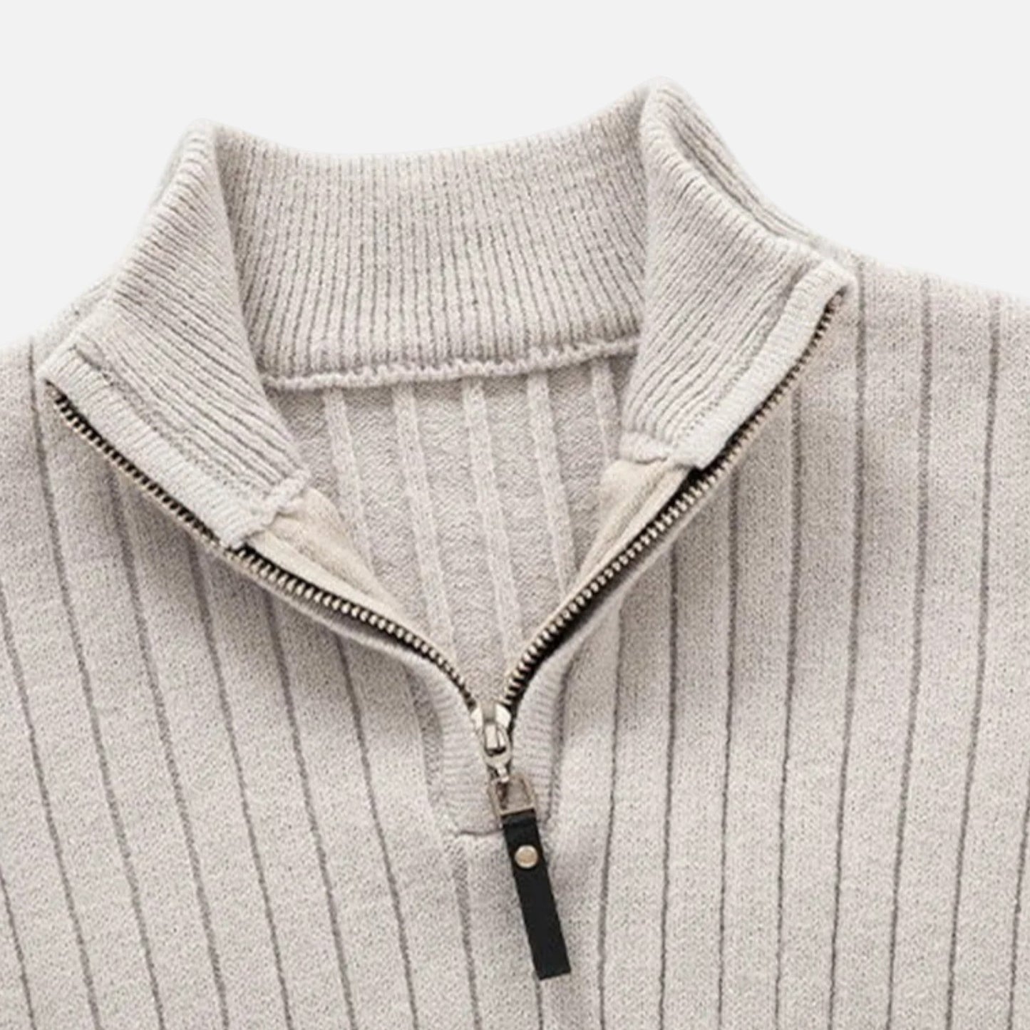 Velmonti Mode | Men’s Cambridge High-Collar Knit Sweater