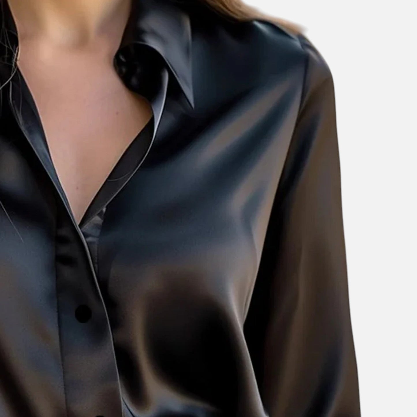Velmonti Mode | Women’s Long Sleeve Satin Lapel Blouse