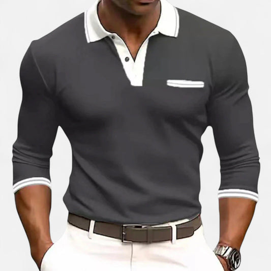 Velmonti Mode | Men’s Riviera Contrast Collar Shirt