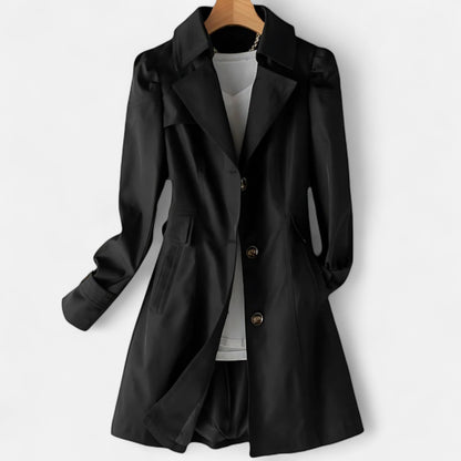 Velmonti Mode | Women’s Classic Belted Mid-Length Trench Coat