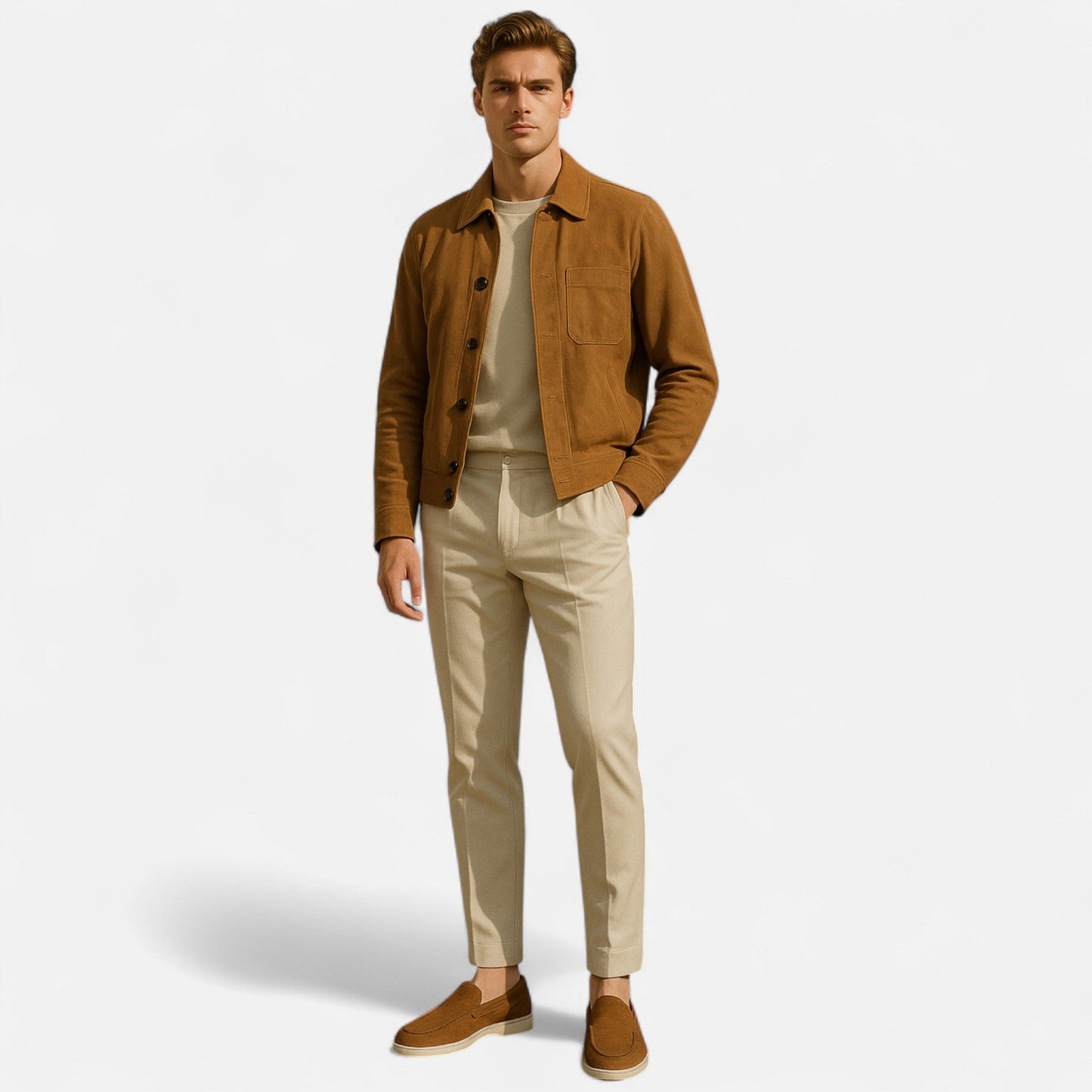 Velmonti Mode | Men’s Heritage Suede Leather Loafers
