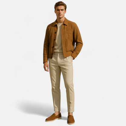 Velmonti Mode | Men’s Heritage Suede Leather Loafers