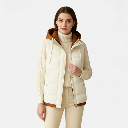 Velmonti Mode | Women’s Lightweight Hooded Puffer Gilet