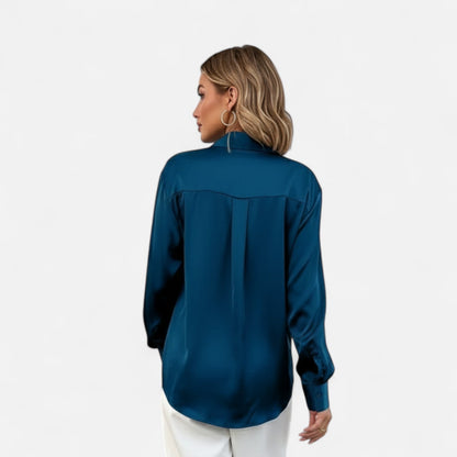 Velmonti Mode | Women's Timeless Satin Blouse