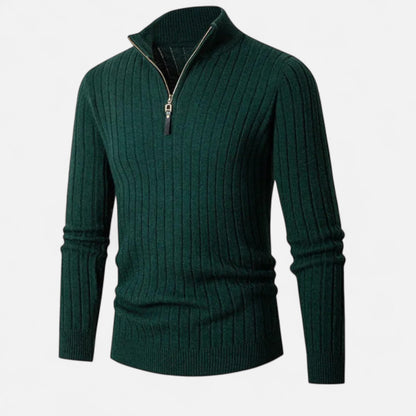 Velmonti Mode | Men’s Cambridge High-Collar Knit Sweater