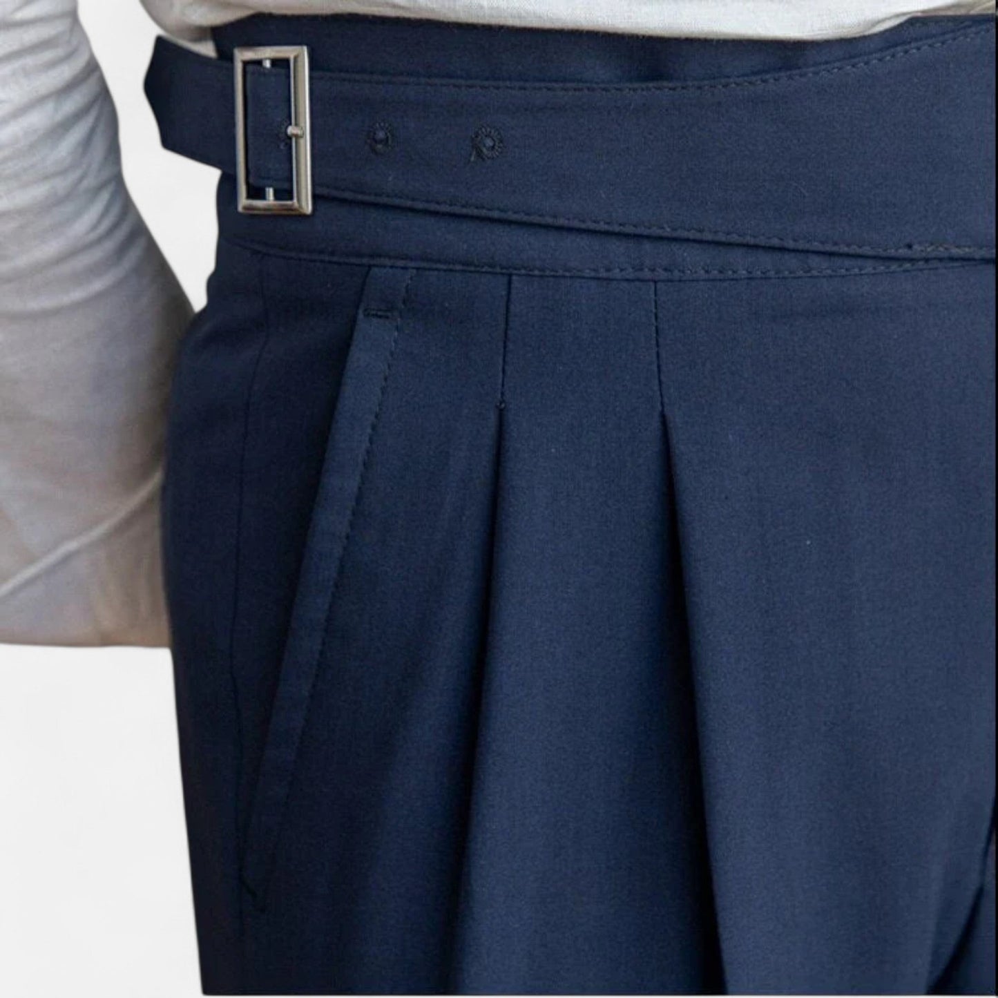Velmonti Mode | Men’s Savile High-Waisted Pleated Trousers
