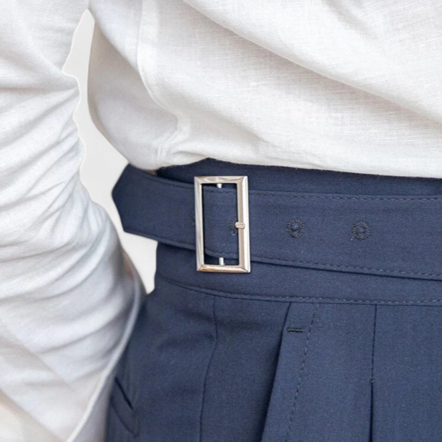Velmonti Mode | Men’s Savile High-Waisted Pleated Trousers