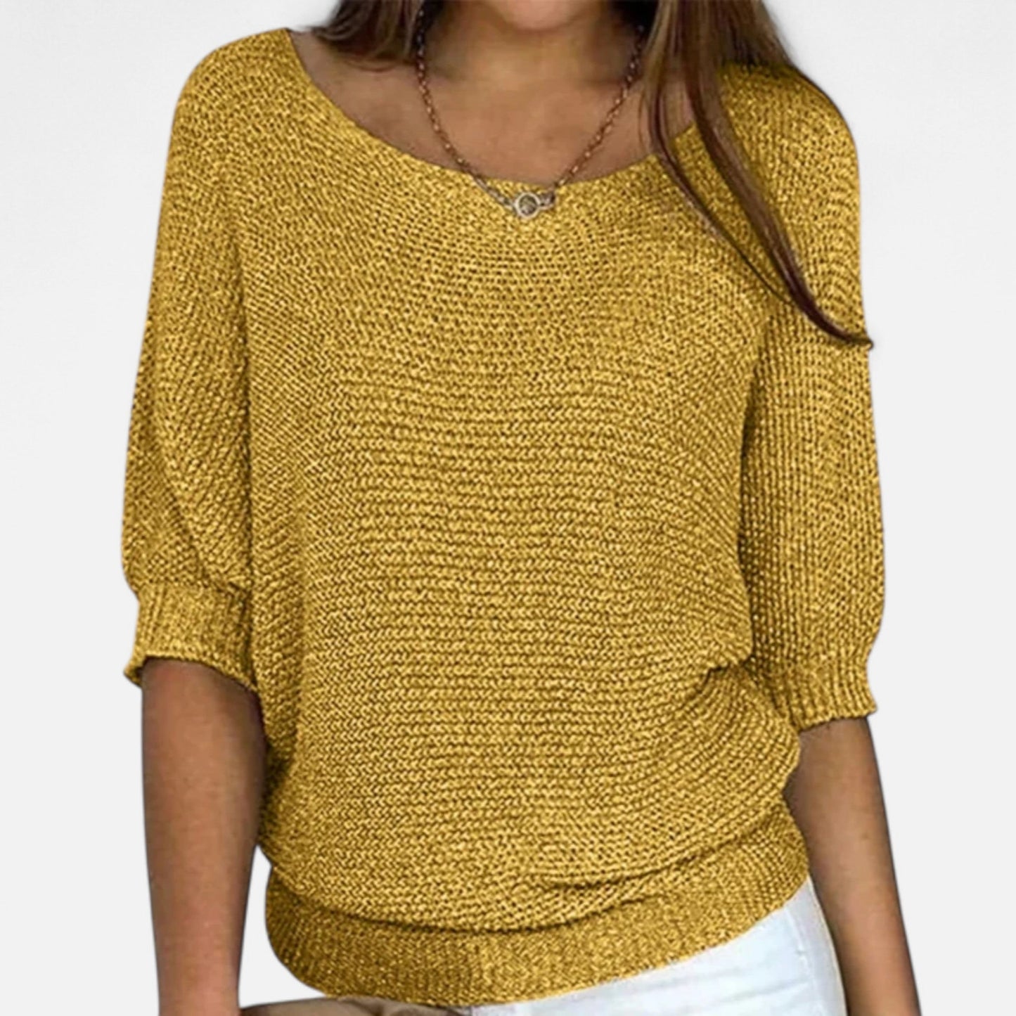 Velmonti Mode | Women’s Soft Knit Elegant Crew Neck Jumper