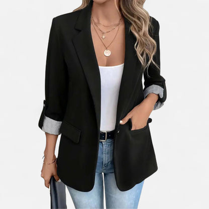 Velmonti Mode | Women’s Relaxed Fit Buttoned Office Blazer