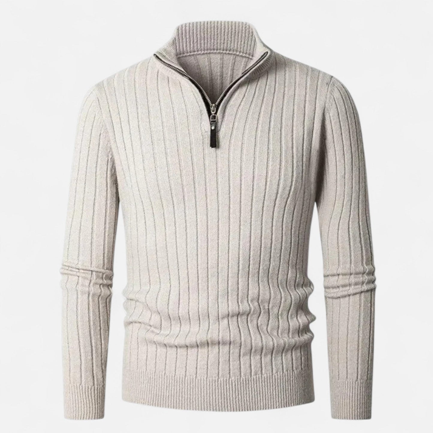 Velmonti Mode | Men’s Cambridge High-Collar Knit Sweater