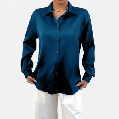 Velmonti Mode | Women's Timeless Satin Blouse