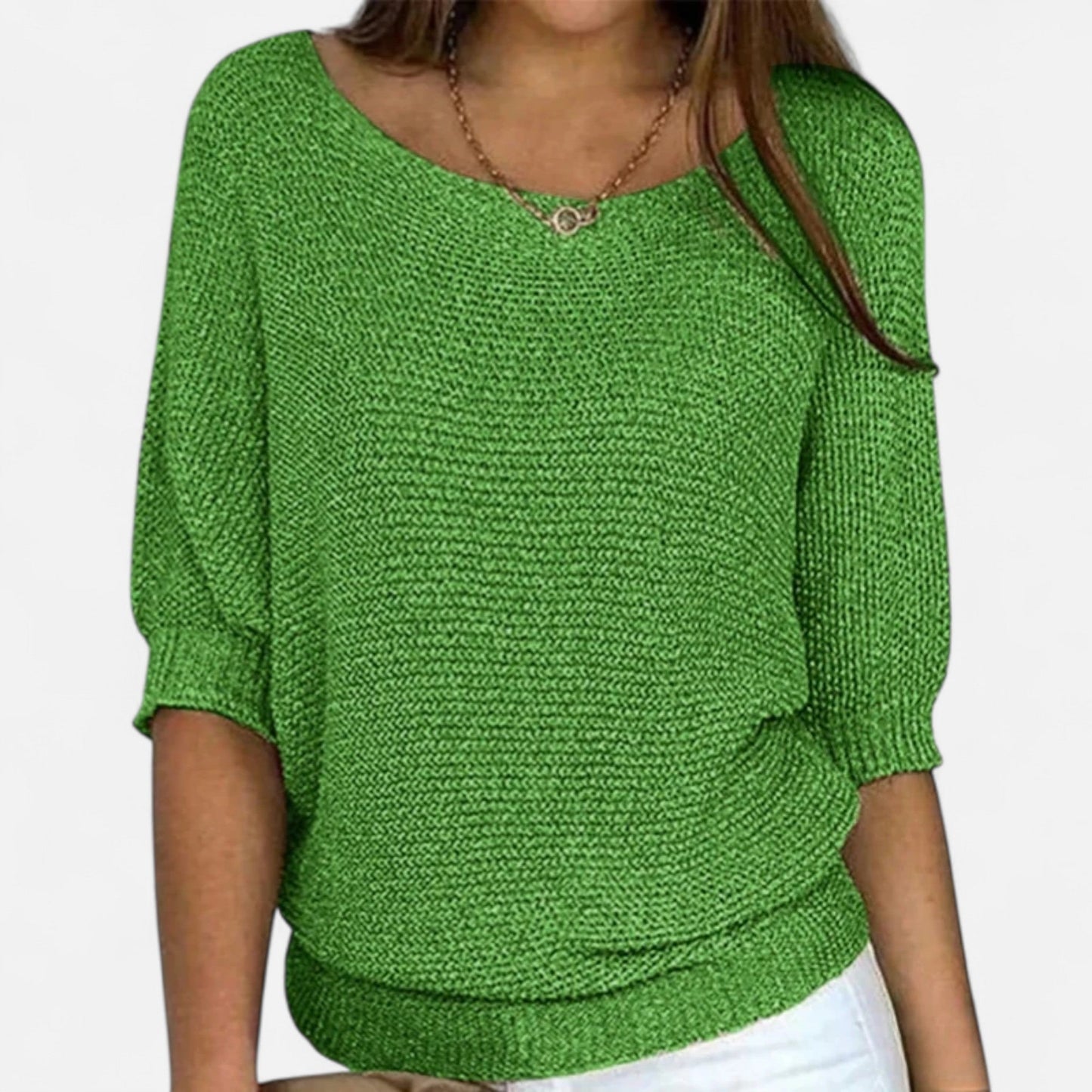 Velmonti Mode | Women’s Soft Knit Elegant Crew Neck Jumper