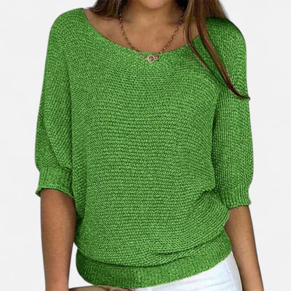 Velmonti Mode | Women’s Soft Knit Elegant Crew Neck Jumper