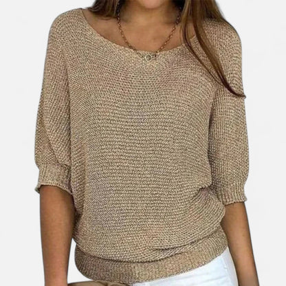 Velmonti Mode | Women’s Soft Knit Elegant Crew Neck Jumper