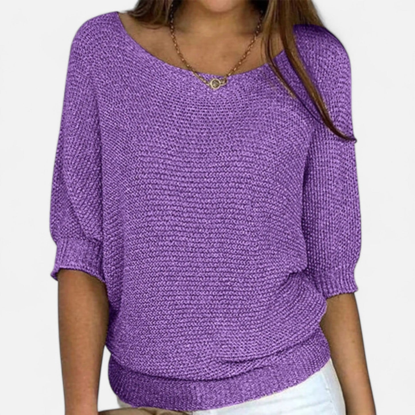 Velmonti Mode | Women’s Soft Knit Elegant Crew Neck Jumper