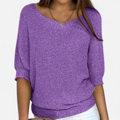 Velmonti Mode | Women’s Soft Knit Elegant Crew Neck Jumper