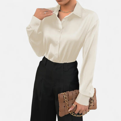Velmonti Mode | Women's Timeless Satin Blouse