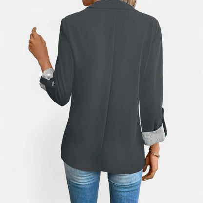 Velmonti Mode | Women’s Relaxed Fit Buttoned Office Blazer