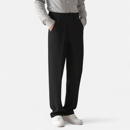 Velmonti Mode | Men’s Draped Tapered Formal Trousers