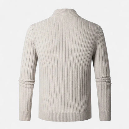 Velmonti Mode | Men’s Cambridge High-Collar Knit Sweater