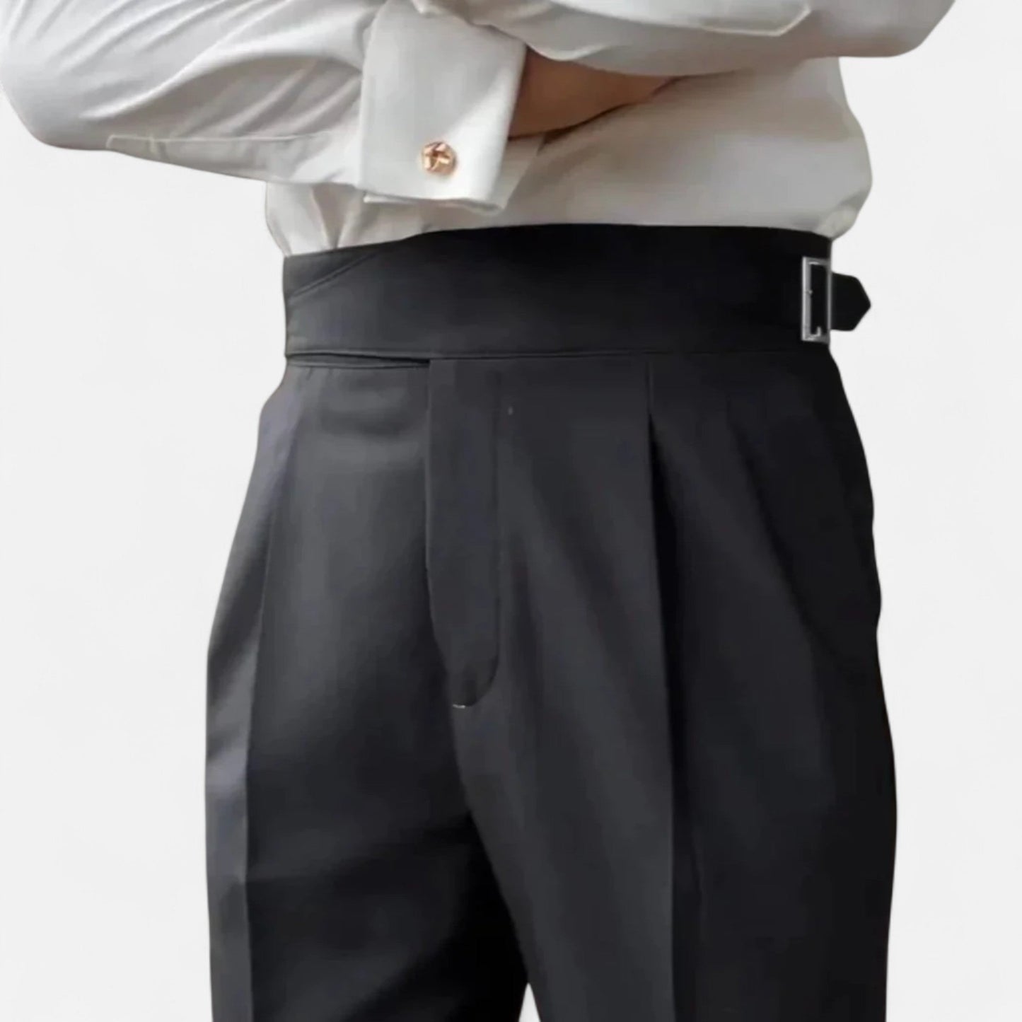 Velmonti Mode | Men’s Savile High-Waisted Pleated Trousers