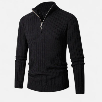 Velmonti Mode | Men’s Cambridge High-Collar Knit Sweater