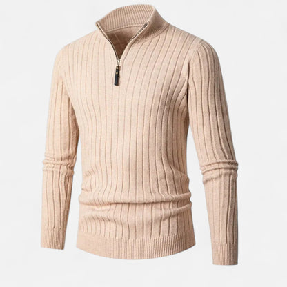 Velmonti Mode | Men’s Cambridge High-Collar Knit Sweater